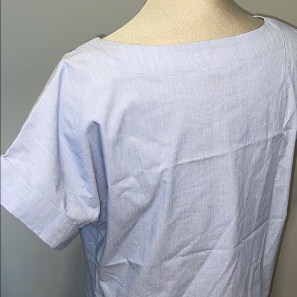 Banana Republic short sleeved tunic in sky blue - Picture 3 of 6